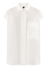 B-WARE DREIMASTER KLASSIK DAMEN BLUSE Gr.S FARBE WOLLWEISS