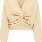 B-WARE FAINA DAMEN STRICKPULLOVER GR.XL/XXL FARBE BEIGE