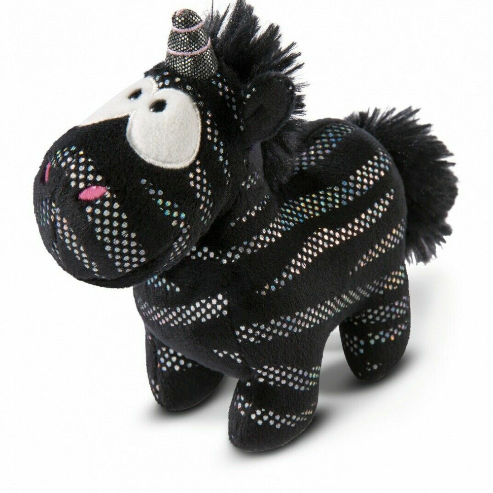 Nici 44953 schwarz-silbernes Einhorn Starlight Mystery ca 13cm Plüsch