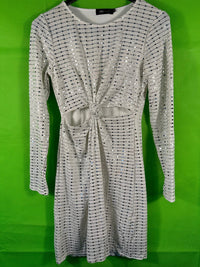 B-WARE MYMO AT NIGHT DAMEN KLEID Gr. M Farbe Weiss