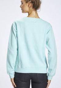 B-WARE MYMO DAMEN SWEATER GR.L FARBE MINZE