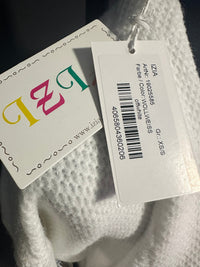 B-WARE IZIA DAMEN OFFENER STRICK CARDIGAN Gr.XS/S FARBE WOLLWEISS