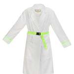 B-WARE MYMO DAMEN MANTEL Gr.XS Farbe Weiss Neon-Grün