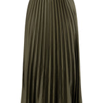 B-WARE DREIMASTER KLASSIK DAMEN SKIRT MIDI Gr. XL Farbe Oliv Grün