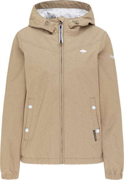 B-WARE SCHMUDDELWEDDA DAMEN JACKE Gr.S Farbe KHAKI MELANGE