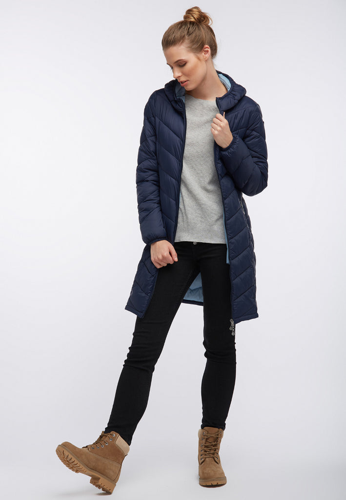 B-WARE DREIMASTER DAMEN MANTEL Gr. L Farbe Marine