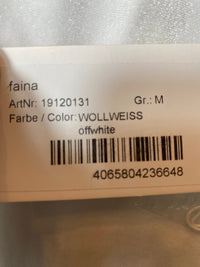 B-WARE FAINA DAMEN TOP GR.M FARBE WOLLWEISS