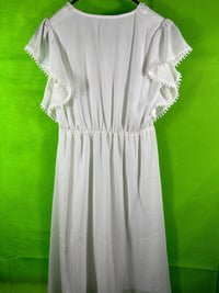 B-WARE USHA FESTIVAL DAMEN SOMMERKLEID Gr. L Farbe Wollweiss