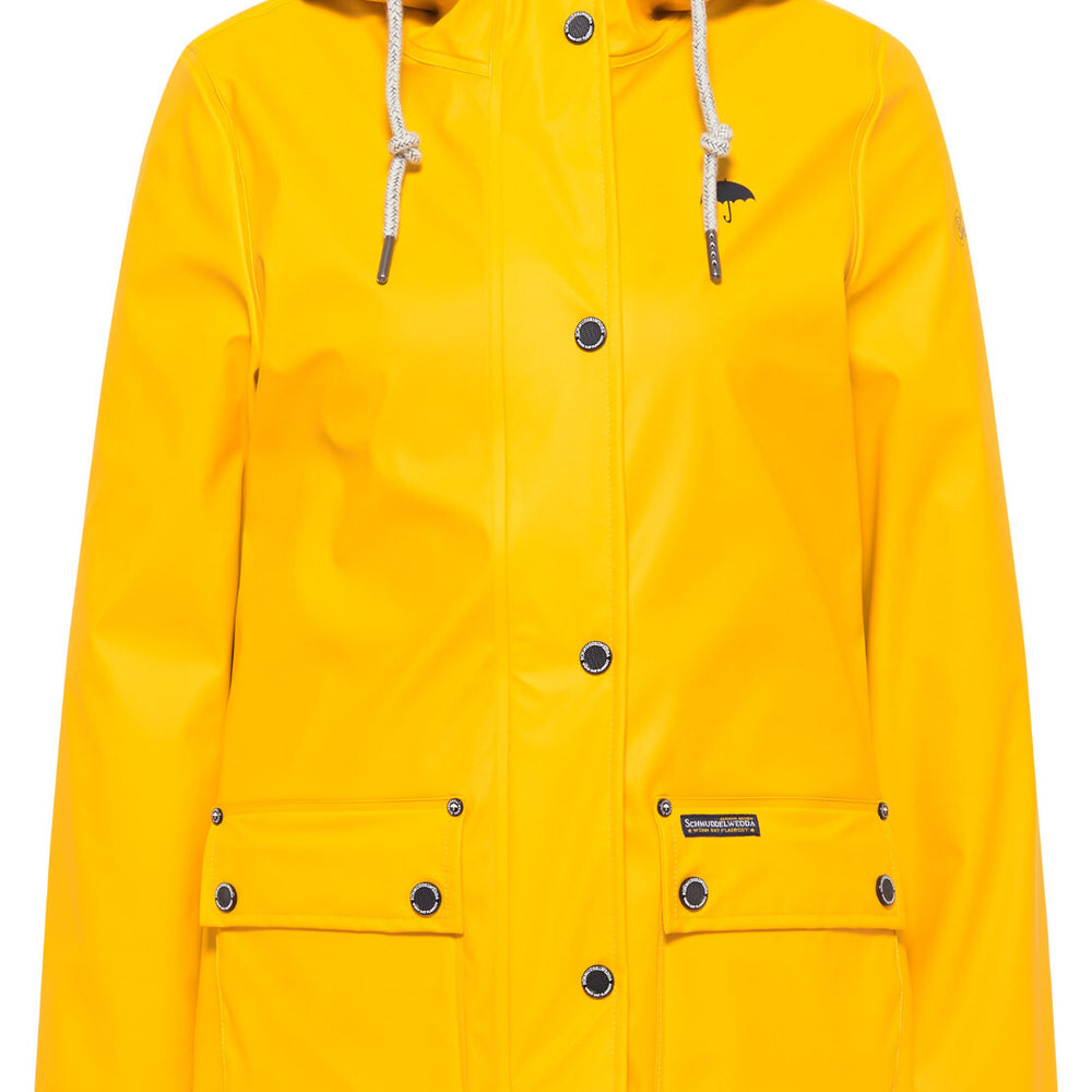 B-WARE SCHMUDDELWEDDA DAMEN REGENJACKE Gr. XS Farbe Sonnengelb