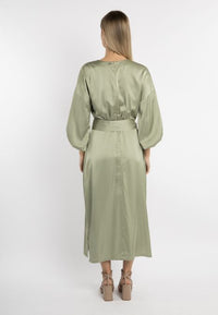 B-WARE DREIMASTER KLASSIK DAMEN KLEID GR.L FARBE HELLOLIV