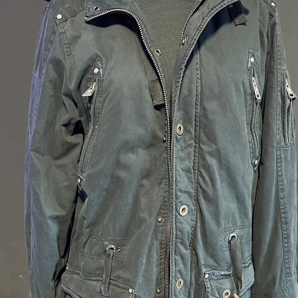 B-WARE JUNGS PARKA GR.M FARBE SCHWARZ