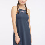 B-WARE MYMO DAMEN KLEID GR.L FARBE MARINE