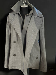 Musterware/Einzelstück...DREIMASTER HERREN CABANJACKE Gr.M FARBE GRAU MELANGE