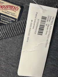 B-WARE PETROL INDUSTRIES HERREN PULLOVER GR.M FARBE RAVEN GREY