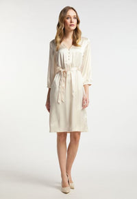 B-WARE DREIMASTER KLASSIK DAMEN SOMMERKLEID GR.M FARBE CHAMPAGNER