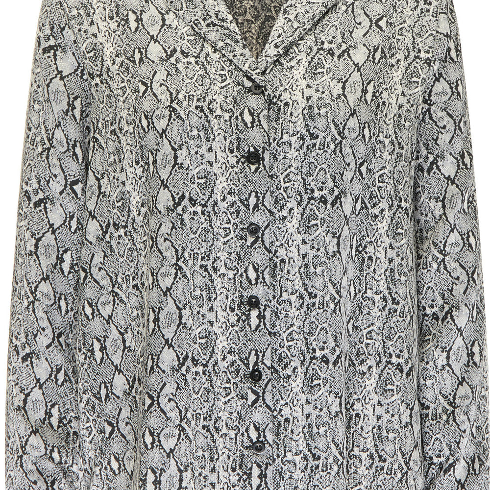 B-WARE USHA DAMEN BLUSE Gr. M Farbe Grau