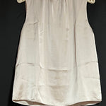 B-WARE DreiMaster Klassik Damen Kurzarmbluse Gr.S Farbe Hellbeige