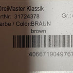B-WARE DREIMASTER KLASSIK HERREN SCHUHE Gr.45 Farbe Braun