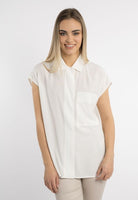 B-WARE DREIMASTER KLASSIK DAMEN BLUSE Gr.S FARBE WOLLWEISS