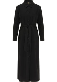 B-WARE DREIMASTER KLASSIK DAMEN BLUSENKLEID Gr.S Farbe Schwarz