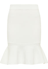 B-WARE FAINA DAMEN STRICKROCK Gr. M/L Farbe Wollweiss