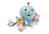 Neu Nici Badekuscheltier Oktopus Octily inkl. 3 Spielfiguren in Geschenkbox