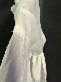 B-WARE DREIMASTER KLASSIK DAMEN ÄRMELLOSE BLUSE GR.M FARBE WOLLWEISS