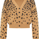 B-WARE FAINA DAMEN STRICKJACKE Gr. M/L Farbe Kamel Schwarz