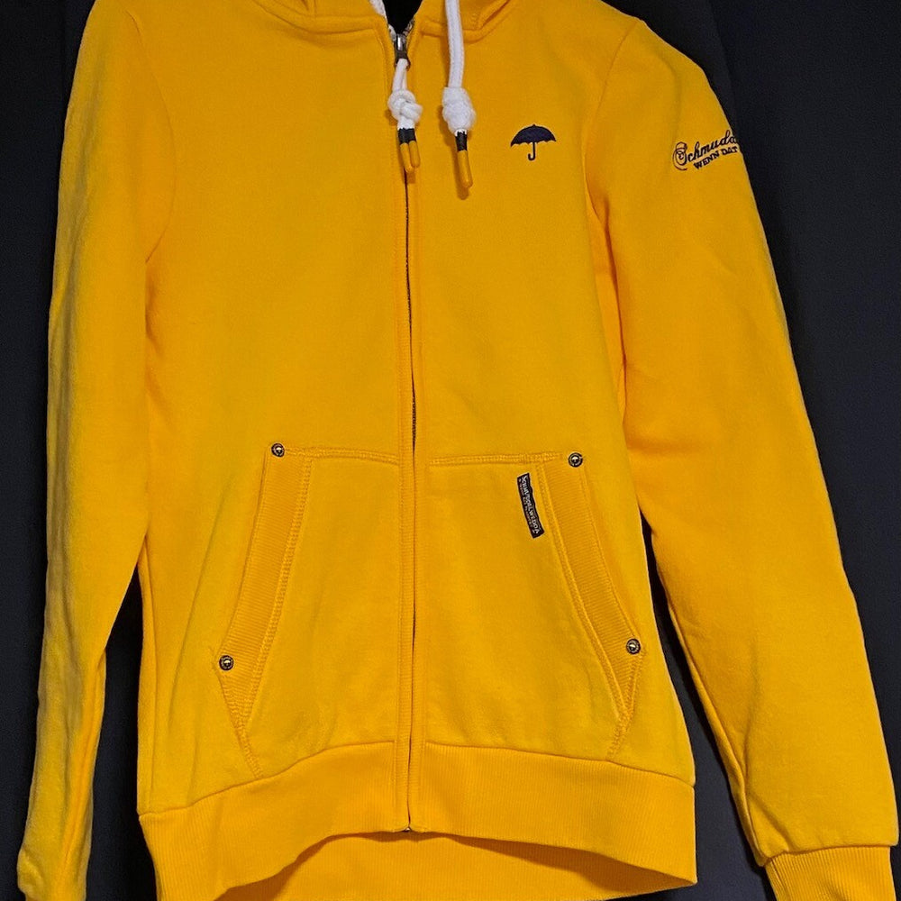B-BARE SCHMUDDELWEDDA DAMEN SWEATJACKE Gr.XS Farbe Gelb