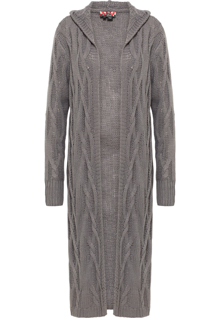 B-WARE MYMO ROCKS DAMEN STRICKJACKE Gr.M/L Farbe Grau