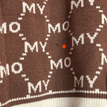 B-WARE MYMO DAMEN SWEATSHIRT Gr.XS/S Farbe Espresso Pullover