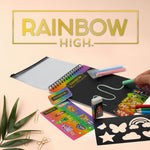 RAINBOW HIGH Blackboard-Notebook Stationary Set