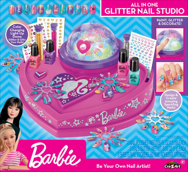 Cra-Z- BARBIE Glitter & Shine Nail Studio