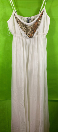 B-WARE DREIMASTER DAMEN KLEID Gr. L Farbe Wollweiss
