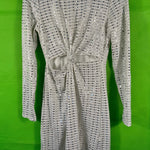 B-WARE MYMO AT NIGHT DAMEN KLEID Gr. M Farbe Weiss