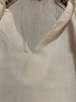 B-WARE DREIMASTER VINTAGE DAMEN BLUSE Gr.M Farbe Wollweiss