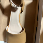 B-WARE usha WHITE LABEL Damen Leder Sandaletten Gr. 40 Farbe Beige