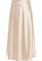 B-WARE DreiMaster Klassik Damen A-Linienrock Gr. M Farbe Champagner