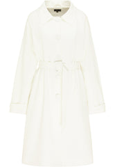 B-WARE DREIMASTER KLASSIK DAMEN MANTEL Gr.L Farbe Weiss