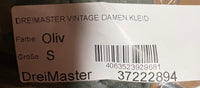 B-WARE DreiMaster Vintage Damen Kleid Gr. S Farbe Oliv