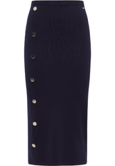 B-WARE DREIMASTER KLASSIK DAMEN STRICKROCK Gr.XL/XXL Farbe Marine