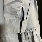 B-WARE DREIMASTER KLASSIK DAMEN KLEID Gr.S Farbe Graublau