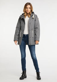 Musterware/Einzelstück... DREIMASTER DAMEN WINTERJACKE GR.S FARBE GRAU MELANGE