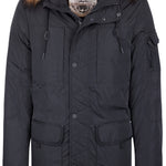 B-WARE DREIMASTER HERREN PARKA Gr. L Farbe Schwarz