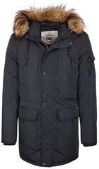 B-WARE DREIMASTER HERREN PARKA Gr. L Farbe Schwarz