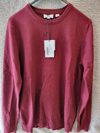 B-WARE MO ESSENTIALS HERREN SWEATSHIRT Gr.L Farbe Bordeaux