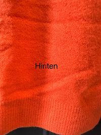 B-WARE IZIA DAMEN OFFENER STRICK CARDIGAN GR.M/L FARBE ORANGE