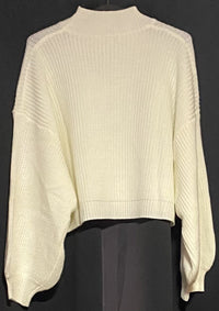 B-WARE MYMO DAMEN SWEATSHIRT Gr. XS/S Farbe Wollweiss