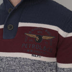 B-WARE PETROL INDUSTRIES HERREN PULLOVER GR.XL FARBE DARK PETROL