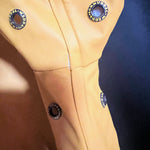 B-WARE Schmuddelwedda Damen Regenmantel mit Teddyfutter Gr.S Farbe Curry